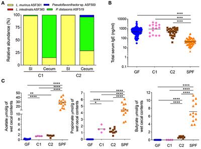 Using Precisely Defined in vivo Microbiotas to Understand Microbial Regulation of IgE